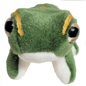 Goldie - green and golden bell frog  - Soft Toy Goldie - green and golden bell frog  - Soft Toy