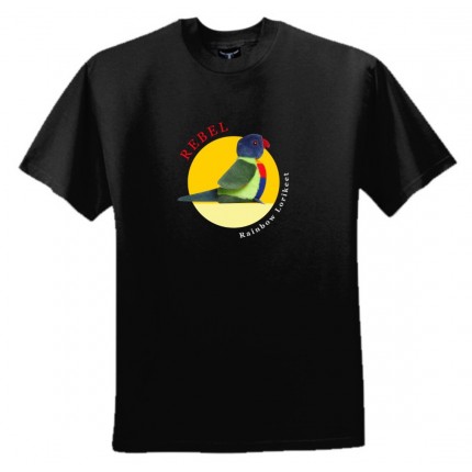 Australian native animal t shirt - Rebel Rainbow Lorikeet Australian native animal t shirt - Rebel Rainbow Lorikeet